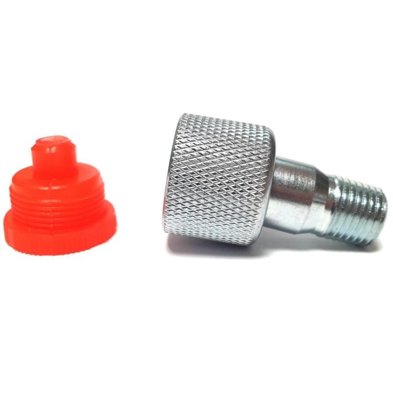 Hydraulic Ram Automotive Tools – Heavy Duty Hydraulic Fittings Jack Coupler – Easy Installation Replacement Part Connector Fitting – Durable  Resistant Metal – 1/4" Hydraulic Ram Coupler 4 and 10 Ton Porta Power Female Side