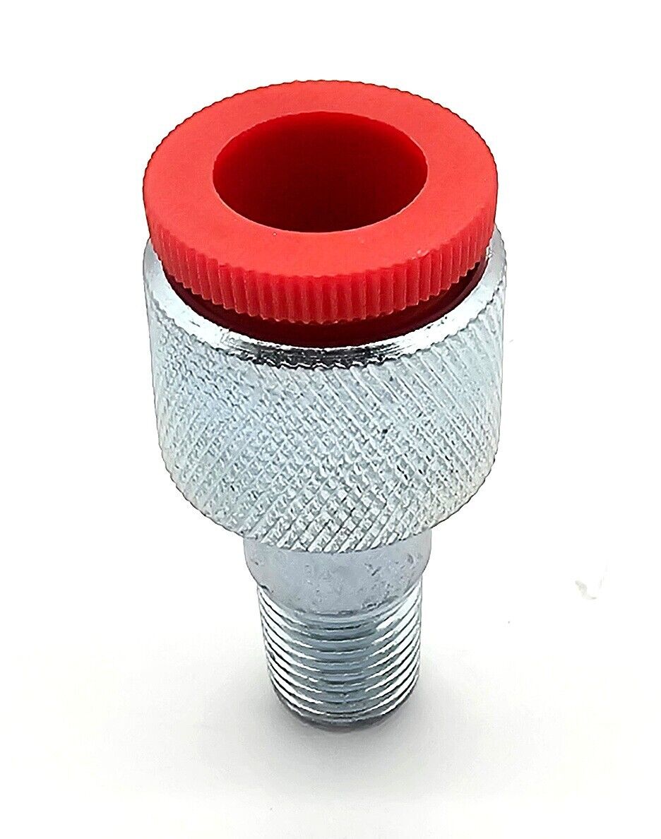 Hydraulic Ram Automotive Tools – Heavy Duty Hydraulic Fittings Jack Coupler – Easy Installation Replacement Part Connector Fitting – Durable  Resistant Metal – 1/4" Hydraulic Ram Coupler 4 and 10 Ton Porta Power Female Side